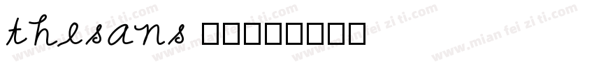 thesans 85字体转换
